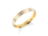 Brushed gold wedding band, fine jewelry for sale