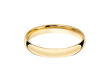Gold wedding band jewelry, classic design, polished finish