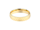 Textured gold wedding band jewelry