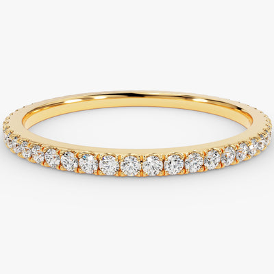 4-Prong Moissanite Eternity Wedding Band (0.45 CT TW)