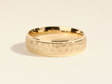 Hammered gold wedding band jewelry for sale